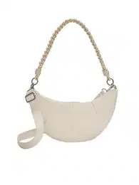 Taška přes rameno béžová / světle zelená
