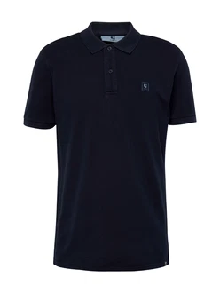 Garcia Poloshirt T-Shirt dunkelblau