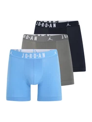 Jordan Boxershorts FLIGHT Cotton Core Boxer Briefs nachtblau/hellblau/grau/weiß