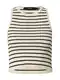 VERO MODA Top 'VMGINNY'  boja pijeska / crna