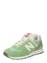 Sneaker '574' grau / hellgrn / pastellorange / wei