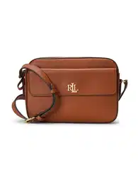 Lauren Ralph Lauren Taška přes rameno 'MARCY' hnědá / zlatá