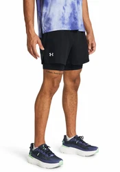 Under Armour Shorts Ua Launch 2-In-1 Shorts schwarz/wei