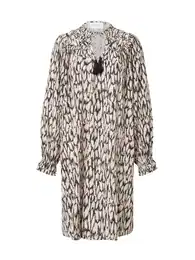 Šaty 'ILISA' béžová / jablko / černá