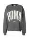 TOPSHOP Sweater majica  tamo siva / bijela