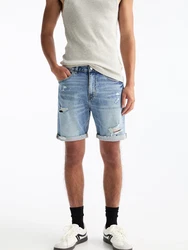 Pull&Bear Shorts blau