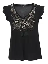 Bluza bež / crna