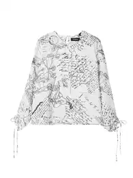 Bluza crna / bijela