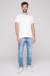 CAMP DAVID T-Shirt im 2er Pack mit Rundhals weiß