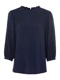 Bluza morsko plava