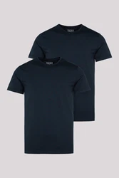 CAMP DAVID Rundhalsshirt T-Shirt navy