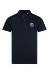 CAMP DAVID Poloshirt 'SO:UL' nachtblau/weiß