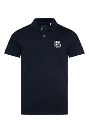Poloshirt 'SO:UL' nachtblau / wei