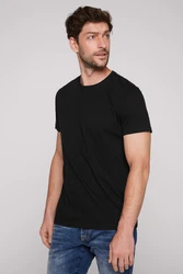 CAMP DAVID T-Shirt im 2er Pack mit Rundhals schwarz