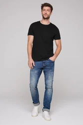 CAMP DAVID T-Shirt im 2er Pack mit Rundhals schwarz