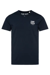 CAMP DAVID Shirt mit Logo-Print navy/wei