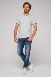 CAMP DAVID V-Shirt T-Shirt graumeliert