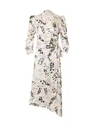 Šaty 'Olene Joe' krémová / šeříková / černá