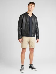 BLEND T-Shirt 'Ashton' Split Neck Tee schwarzmeliert