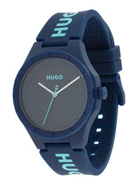 Uhr '#LIT FOR HIM' hellblau / dunkelblau