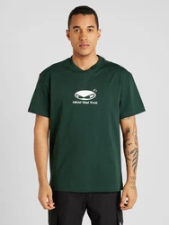 WEEKDAY T-Shirt dunkelgrn/wei