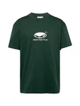 WEEKDAY T-Shirt dunkelgrn/wei