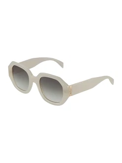 LEVI'S Sonnenbrille gold / dunkelgrün / weiß