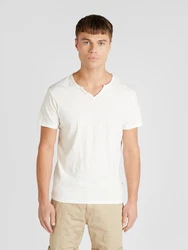 BLEND T-Shirt 'Ashton' Split Neck Tee Weiß/Creme/Grau/Weiß/Creme/Grau/Weiß/Creme/Grau/Weiß/Creme/Grau/Weiß/Creme/Grau/Weiß/Creme/Grau/Weiß/Creme/Grau/Weiß/Creme/Grau/Weiß/Creme/Grau/Weiß/Creme/Grau/Weiß/Creme/Grau/Weiß/Creme/Grau/Weiß/Creme/Grau