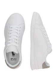 Polo Ralph Lauren Sneaker 'HRT CT II' hellblau / braun / hellgrau / offwhite