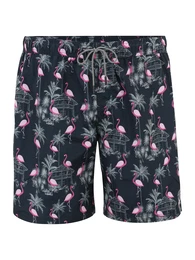 Plus Badeshorts 'JJFIJIPLS' marine / rosa / hellpink / wei
