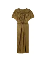 Šaty olivová
