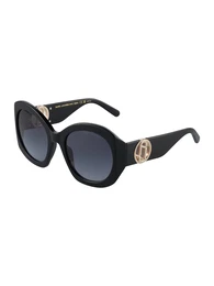 Sonnenbrille gold / schwarz / silber