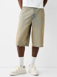 Bershka Shorts blau