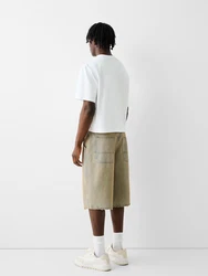 Bershka Shorts blau