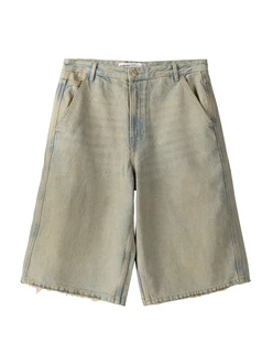 Bershka Shorts blau