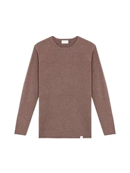 NOWADAYS Pullover Honeycomb braun