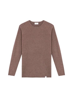NOWADAYS Pullover Honeycomb braun