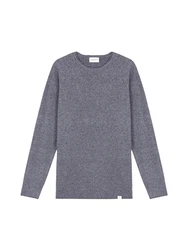 NOWADAYS Pullover Honeycomb blaumeliert