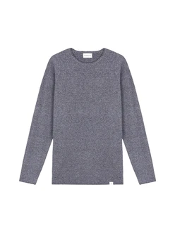 NOWADAYS Pullover Honeycomb blaumeliert