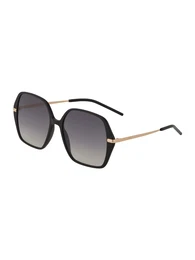 Sonnenbrille gold / schwarz
