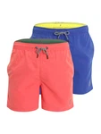 JACK & JONES Badeshorts FIJI blau/gelb/grau/koralle