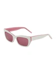 HUGO Sonnenbrille altrosa/weiß