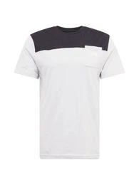 T-Shirt 'ICONS' navy / hellgrau / wei