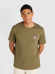 GANT T-Shirt REG ARCHIVE SHIELD EMB Grün