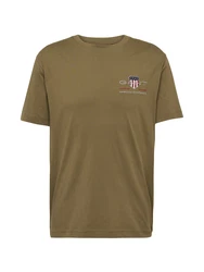 GANT T-Shirt REG ARCHIVE SHIELD EMB Grün