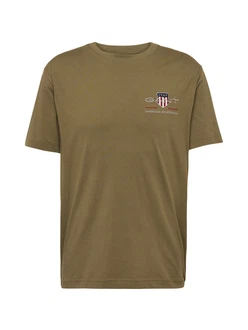 GANT T-Shirt REG ARCHIVE SHIELD EMB Grün