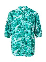 Bluza 'ELLA' tirkiz / žad / pastelno zelena / prljavo bijela