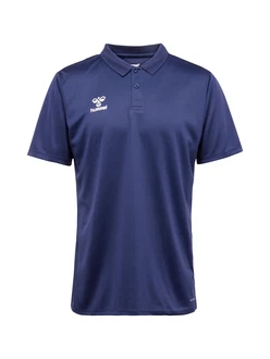 hummel T-Shirt Hmlessential Polo marine/weiß