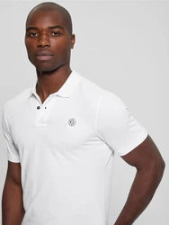 GUESS Poloshirt schwarz/weiß