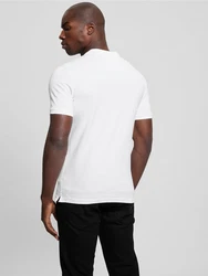 GUESS Poloshirt schwarz/weiß